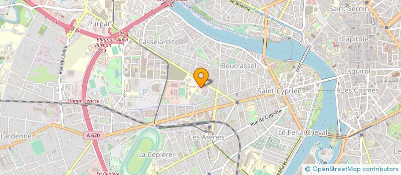 localisation de l'entreprise MADAME VIRGINIE LECLERC à TOULOUSE