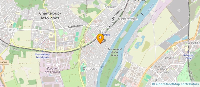 localisation de l'entreprise MADAME VIRGINIE LECLERCQ  ANDRESY