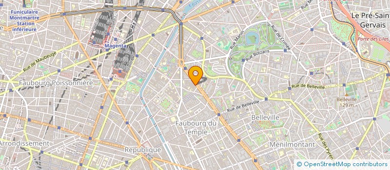 localisation de l'entreprise MADAME VIRGINIE LECLERT  PARIS