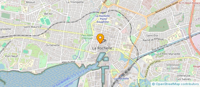 localisation de l'entreprise MADAME VIRGINIE LECOMTE à LA ROCHELLE