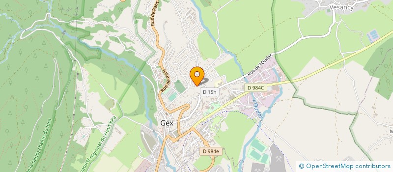 localisation de l'entreprise MADAME VIRGINIE LECORNET  THOIRY