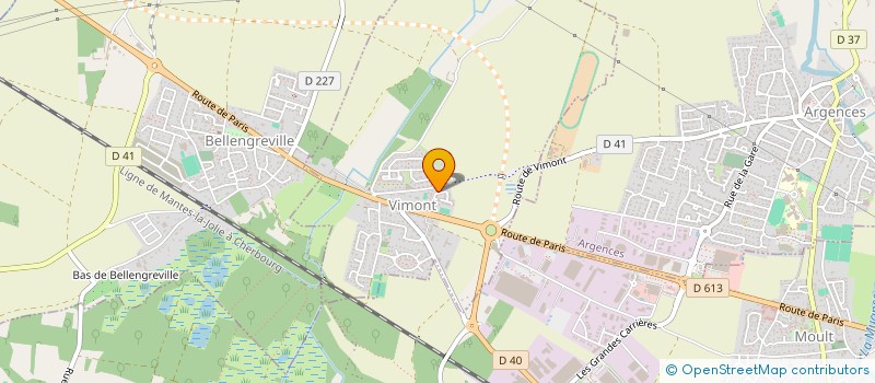 localisation de l'entreprise MADAME VIRGINIE LECORNU  VIMONT