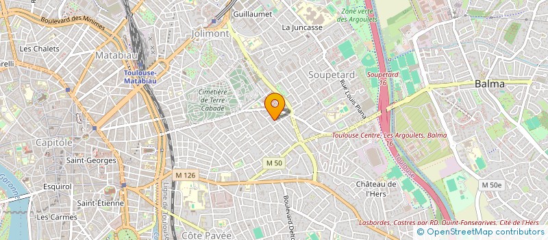localisation de l'entreprise MADAME VIRGINIE LECOUEY à TOULOUSE