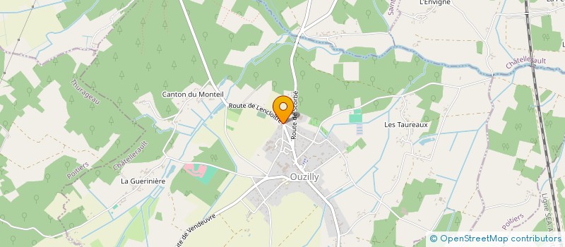 localisation de l'entreprise MADAME VIRGINIE LEFEBVRE à SAINT-MARTIN-LA-PALLU