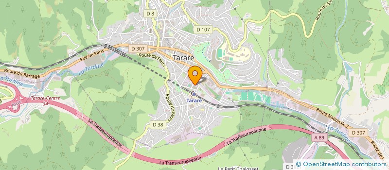 localisation de l'entreprise MADAME VIRGINIE LEFEBVRE  TARARE