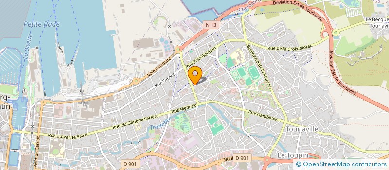 localisation de l'entreprise MADAME VIRGINIE LEFER  CHERBOURG-EN-COTENTIN