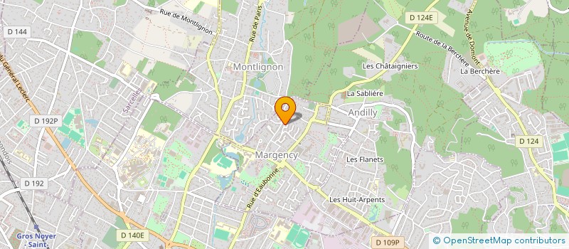 localisation de l'entreprise MADAME VIRGINIE LEFEVRE à MARGENCY