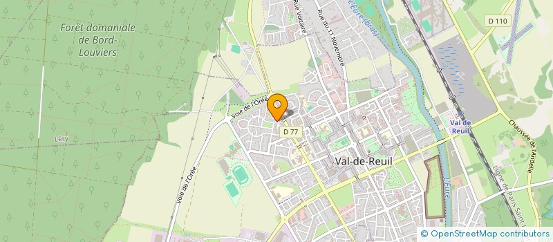 localisation de l'entreprise MADAME VIRGINIE LEFEVRE  VAL-DE-REUIL