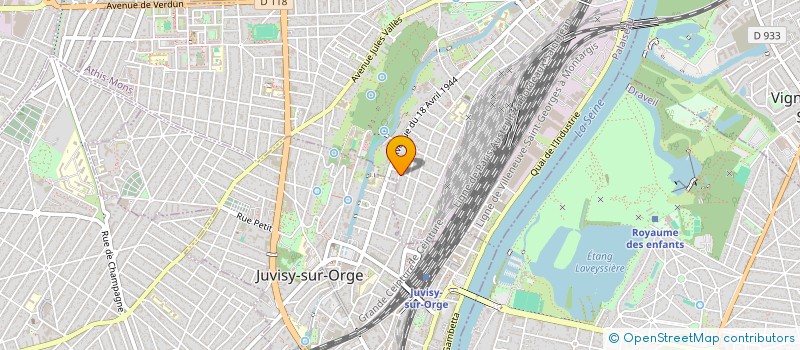 localisation de l'entreprise MADAME VIRGINIE LEFEVRE  ATHIS-MONS