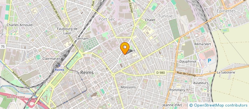 localisation de l'entreprise MADAME VIRGINIE LEFEVRE  REIMS