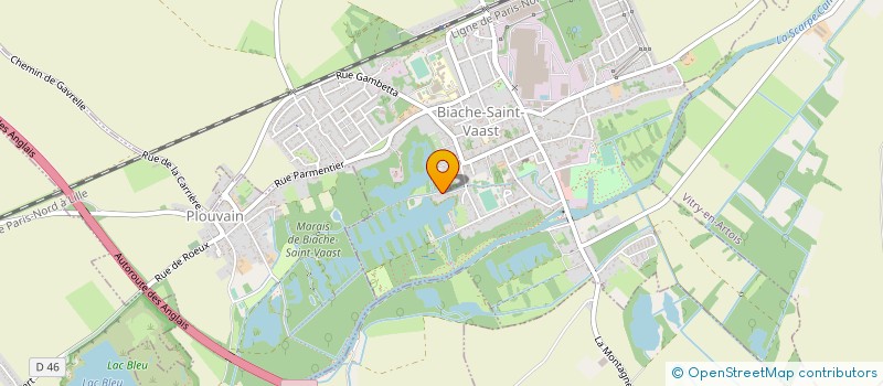 localisation de l'entreprise MADAME VIRGINIE LEFRERE  BIACHE-SAINT-VAAST