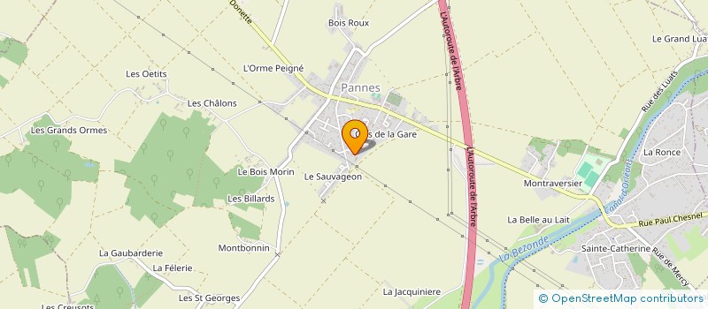 localisation de l'entreprise MADAME VIRGINIE LEGENDRE à PANNES