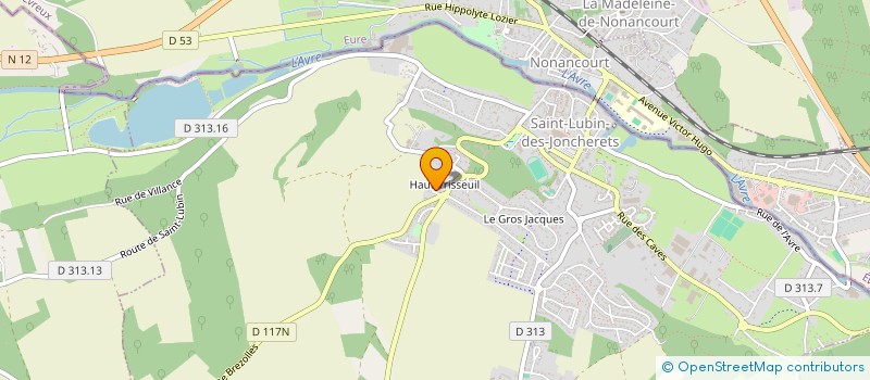 localisation de l'entreprise MADAME VIRGINIE LEGROS à SAINT-LUBIN-DES-JONCHERETS