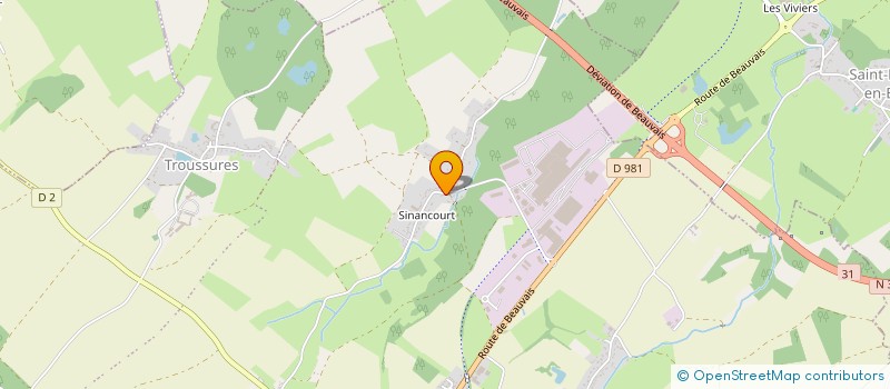 localisation de l'entreprise MADAME VIRGINIE LEGUAY-GODARD  ST GERMER DE FLY