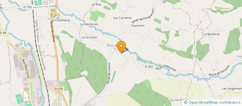 localisation de l'entreprise MADAME VIRGINIE LEJEUNE  ROCQUES