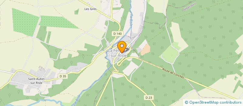 localisation de l'entreprise MADAME VIRGINIE LEMAITRE à LA FERRIERE-SUR-RISLE