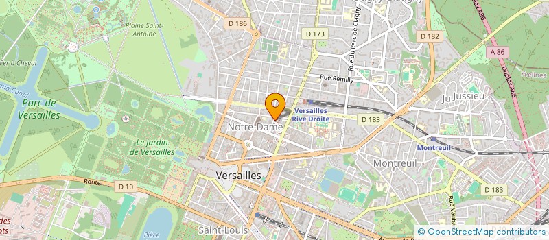 localisation de l'entreprise MADAME VIRGINIE LEMANISSIER à VERSAILLES