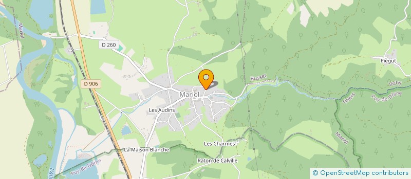 localisation de l'entreprise MADAME VIRGINIE LEMASSON à MARIOL