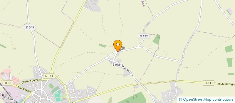 localisation de l'entreprise MADAME VIRGINIE LEMERCIER  SAINT-ANDRE-DE-L'EURE