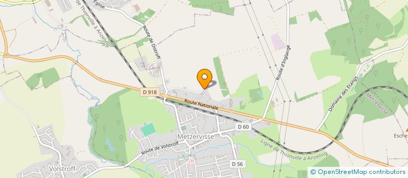 localisation de l'entreprise MADAME VIRGINIE LEMORT  METZERVISSE