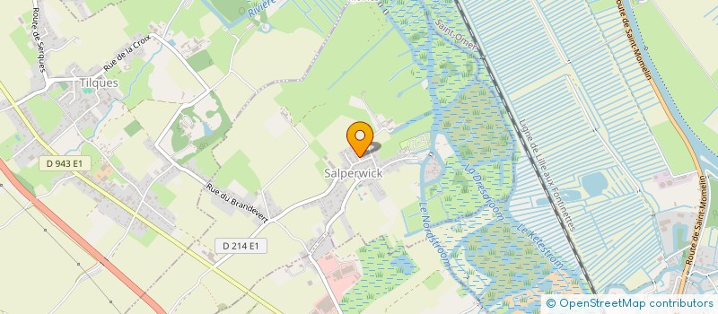 localisation de l'entreprise MADAME VIRGINIE LENGLET  SALPERWICK