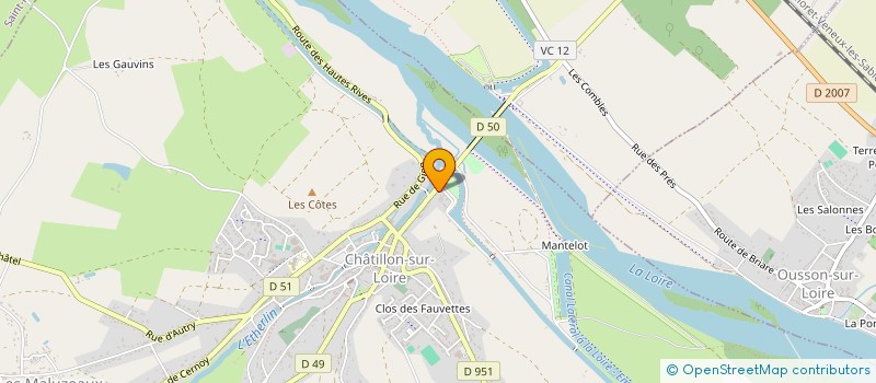 localisation de l'entreprise MADAME VIRGINIE LENTA à CHATILLON-SUR-LOIRE