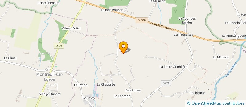 localisation de l'entreprise MADAME VIRGINIE LEPAGE  THEREVAL