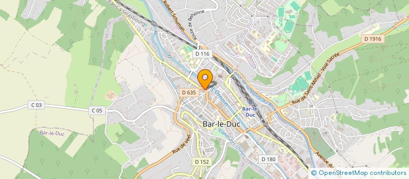 localisation de l'entreprise MADAME VIRGINIE LEPAULT à BAR-LE-DUC