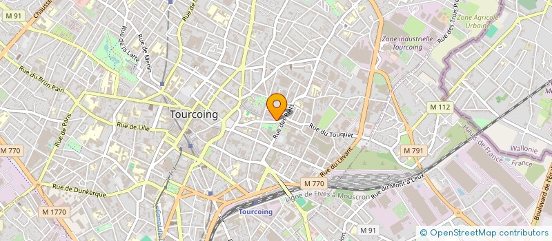 localisation de l'entreprise MADAME VIRGINIE LEPERS  TOURCOING