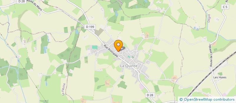 localisation de l'entreprise MADAME VIRGINIE LEPINE  BRAINS-SUR-GEE