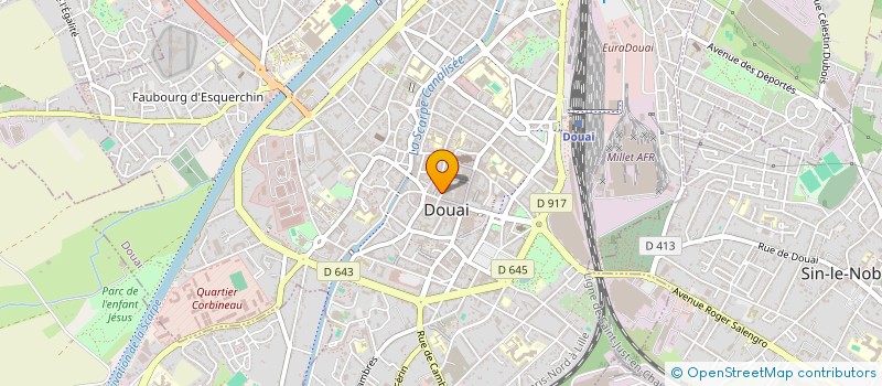 localisation de l'entreprise MADAME VIRGINIE LEQUET à DOUAI