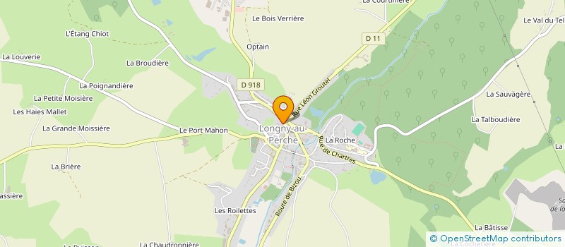 localisation de l'entreprise MADAME VIRGINIE LEROUX à MORTAGNE-AU-PERCHE