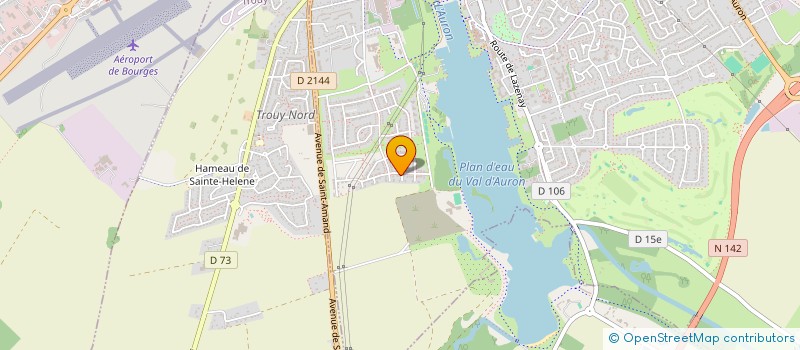 localisation de l'entreprise MADAME VIRGINIE LEROY  BOURGES