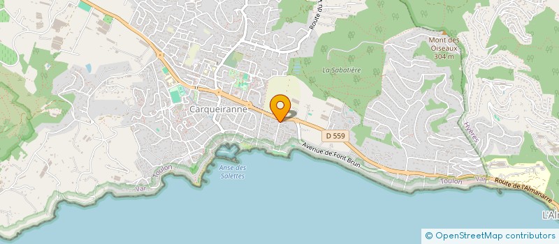 localisation de l'entreprise MADAME VIRGINIE LESAFFRE  CARQUEIRANNE