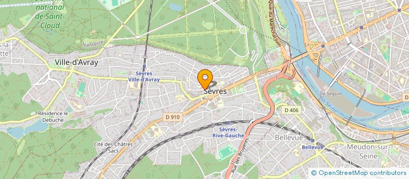 localisation de l'entreprise MADAME VIRGINIE LETRANGE à SEVRES