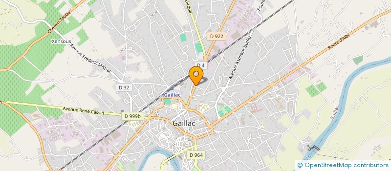 localisation de l'entreprise MADAME VIRGINIE LETROSNE  GAILLAC