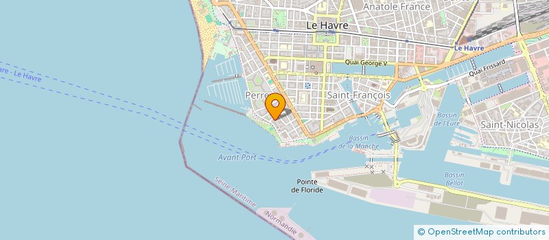 localisation de l'entreprise MADAME VIRGINIE LEVIEUX à LE HAVRE