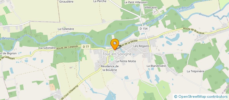 localisation de l'entreprise MADAME VIRGINIE LEVRAUD à TOUR-EN-SOLOGNE