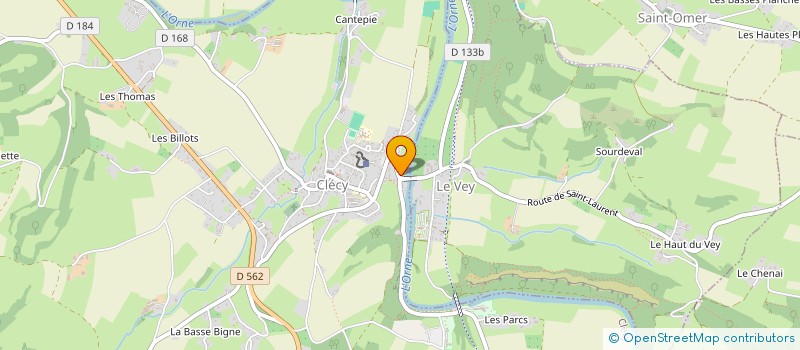 localisation de l'entreprise MADAME VIRGINIE LEVRY  LE VEY