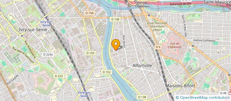 localisation de l'entreprise MADAME VIRGINIE LEVY  ALFORTVILLE