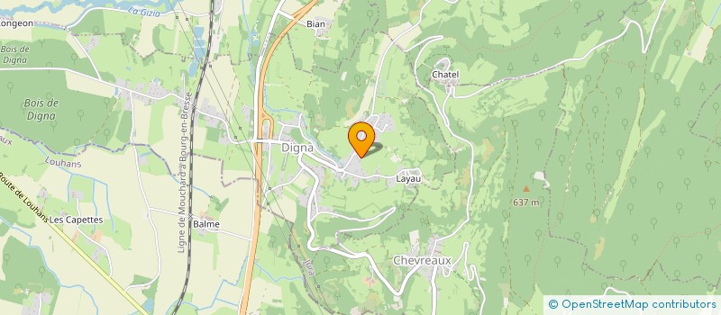 localisation de l'entreprise MADAME VIRGINIE LHEUREUX  DIGNA