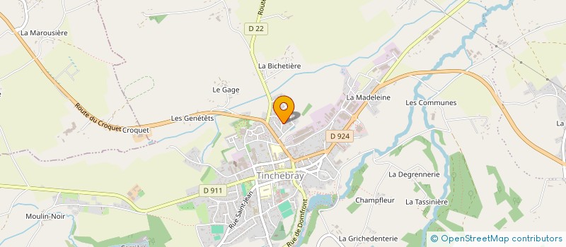 localisation de l'entreprise MADAME VIRGINIE LHONNEUR à TINCHEBRAY-BOCAGE