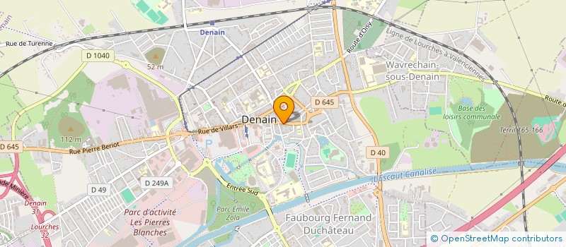localisation de l'entreprise MADAME VIRGINIE LHUSSIEZ à DENAIN