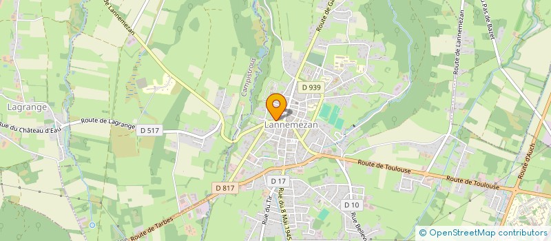 localisation de l'entreprise MADAME VIRGINIE LIENARD  LANNEMEZAN