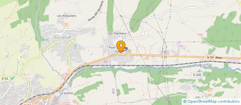 localisation de l'entreprise MADAME VIRGINIE LIESCH  LA ROCHETTE