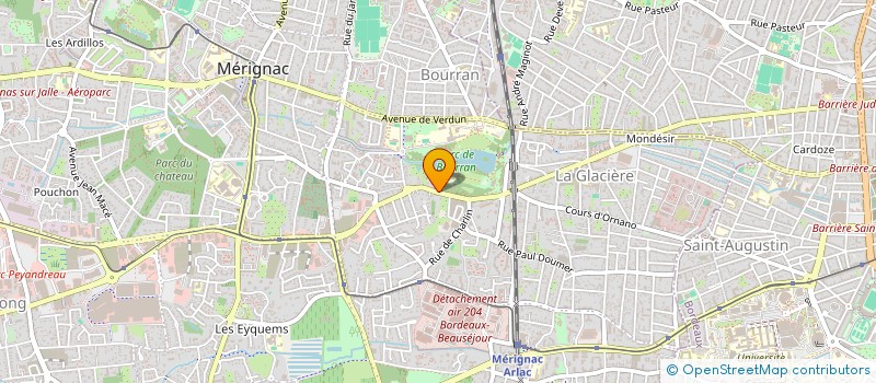 localisation de l'entreprise MADAME VIRGINIE LIET  MERIGNAC