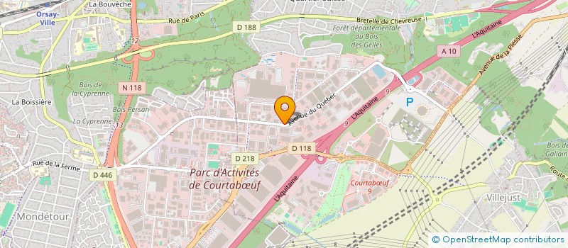 localisation de l'entreprise MADAME VIRGINIE LLUESMA  VILLEBON-SUR-YVETTE