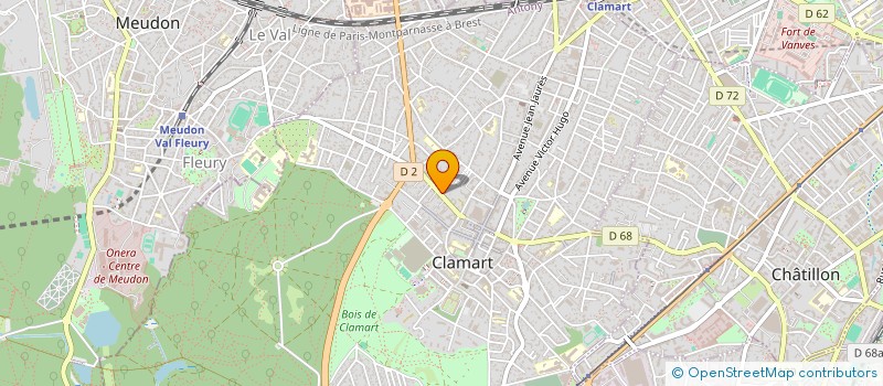localisation de l'entreprise MADAME VIRGINIE LOISON à CLAMART