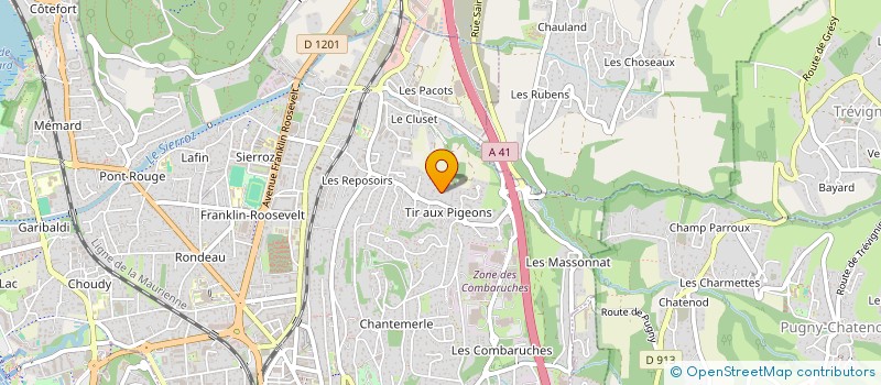 localisation de l'entreprise MADAME VIRGINIE LOMBARD à AIX-LES-BAINS