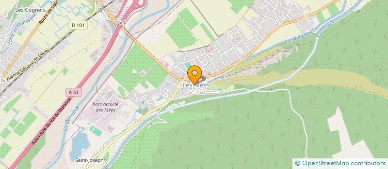 localisation de l'entreprise MADAME VIRGINIE LORIATO  LES MEES